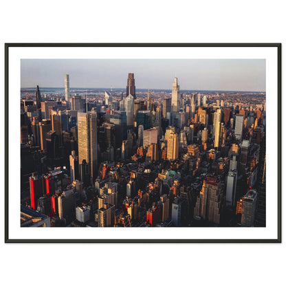 New York From Above 50x70 framed print preview