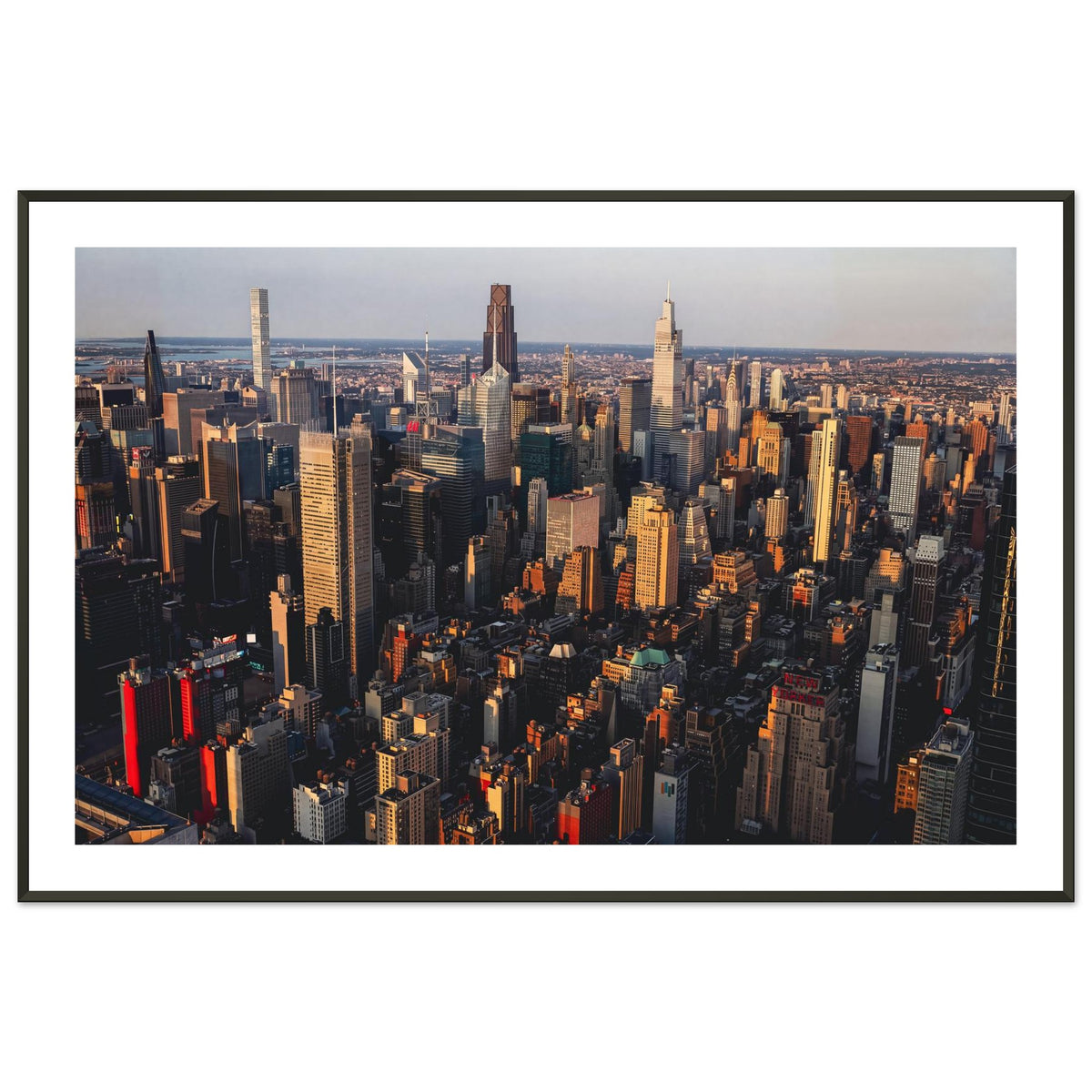 New York From Above 60x90 framed print preview