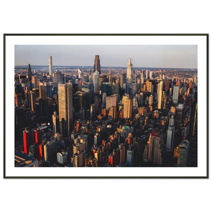 New York From Above 70x100 framed print preview