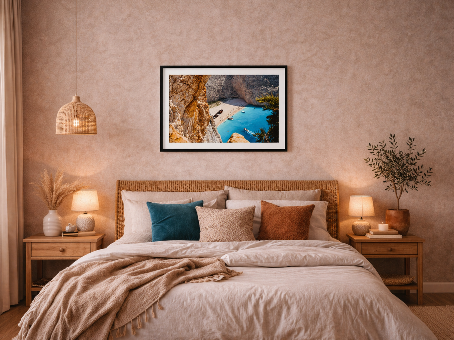 Zakynthos Framed Fine Art Photography Print mockup 1