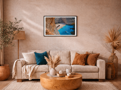 Zakynthos Framed Fine Art Photography Print mockup 2