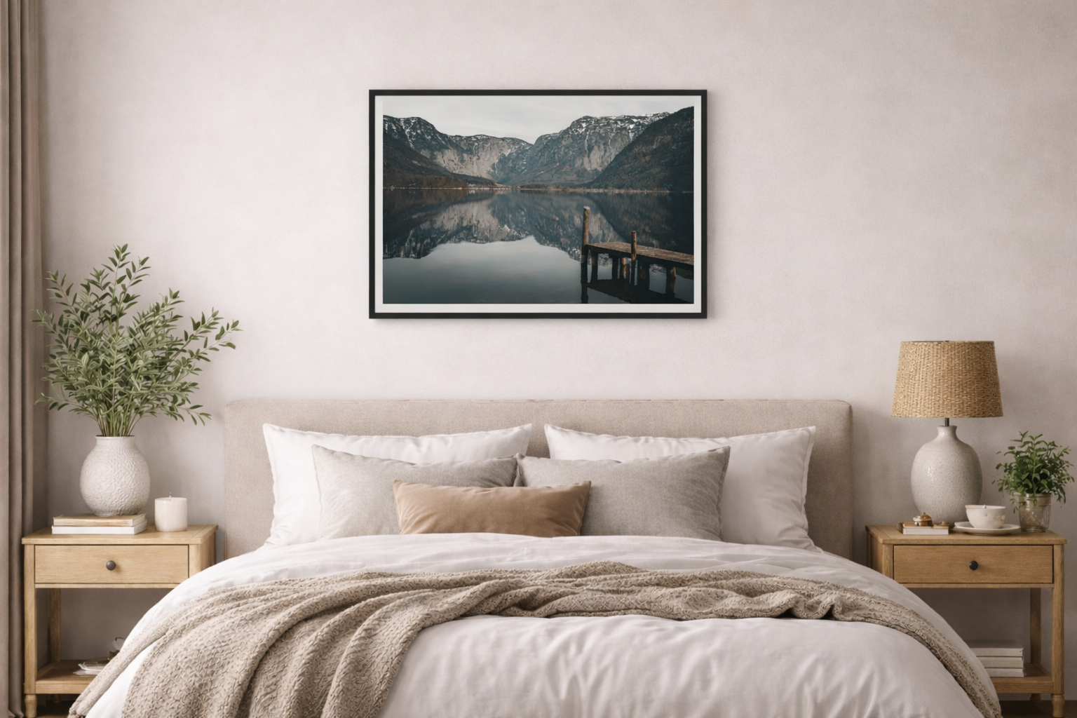 Hallstatt Obertraun Framed Fine Art Photography Print mockup 1