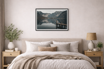Hallstatt Obertraun Framed Fine Art Photography Print mockup 1