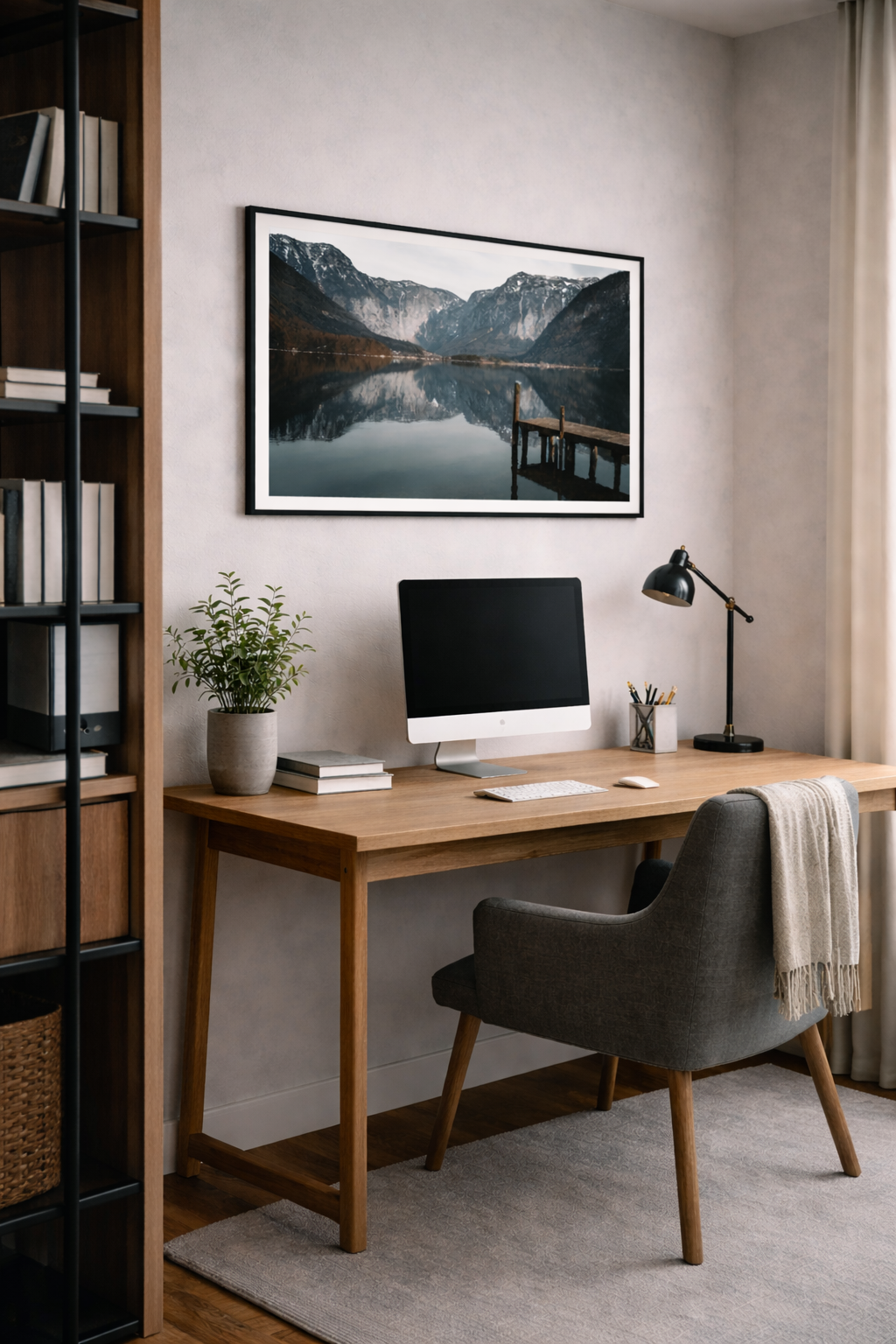 Hallstatt Obertraun Framed Fine Art Photography Print mockup 2