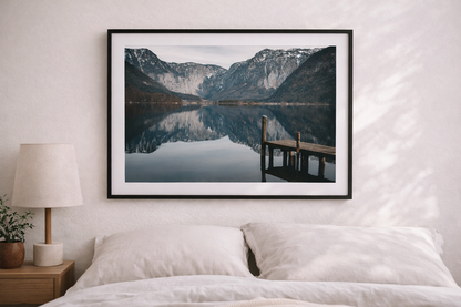 Hallstatt Obertraun Framed Fine Art Photography Print mockup 4