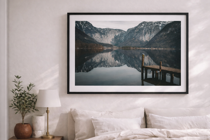 Hallstatt Obertraun Framed Fine Art Photography Print mockup 5