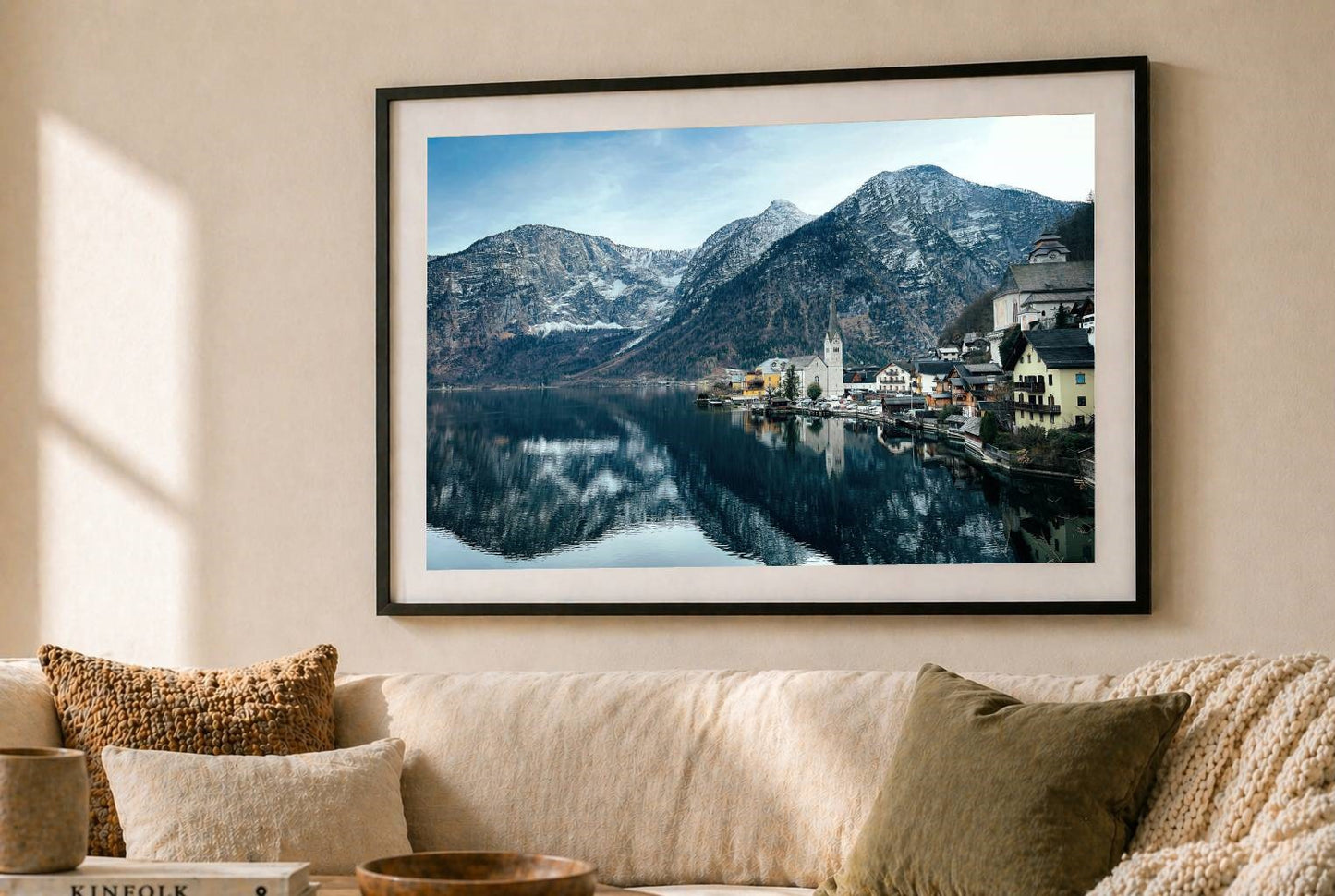 Hallstatt Framed Fine Art Photography Print mockup 7