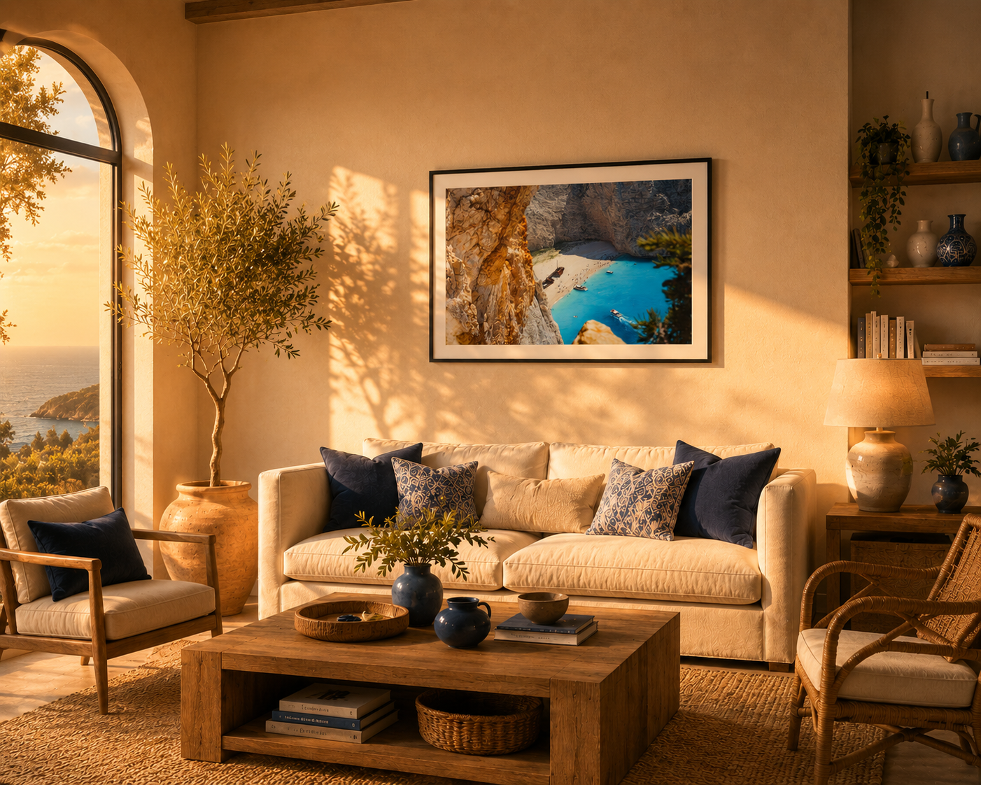 Zakynthos Framed Fine Art Photography Print mockup 2