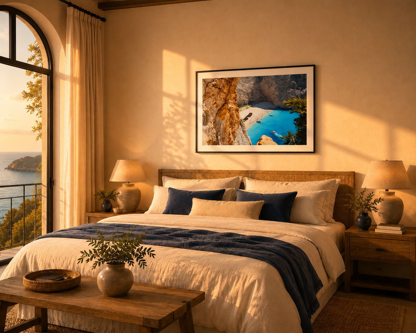 Zakynthos Framed Fine Art Photography Print mockup 3