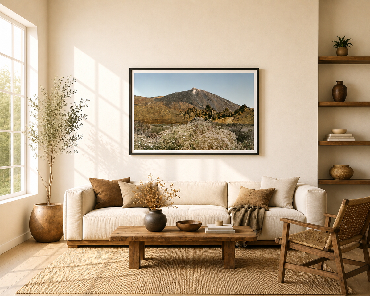 Teide Framed Fine Art Photography Print mockup 1