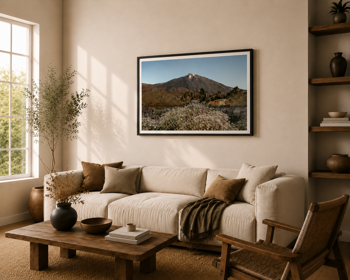 Teide Framed Fine Art Photography Print mockup 4