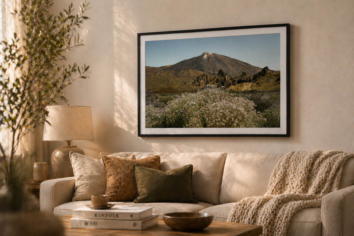 Teide Framed Fine Art Photography Print mockup 5