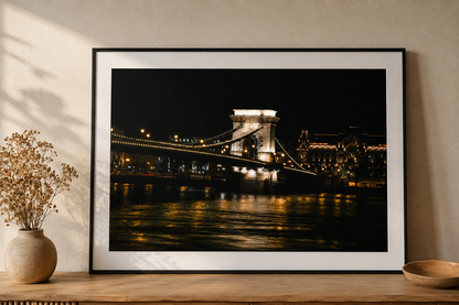 Budapest Bridge Framed Fine Art Photography Print hero image