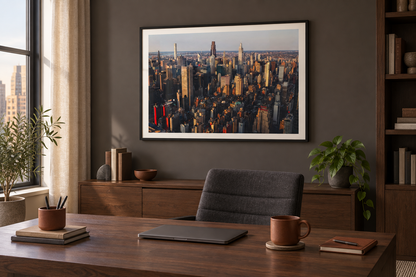 New York From Above framed fine art print hero image