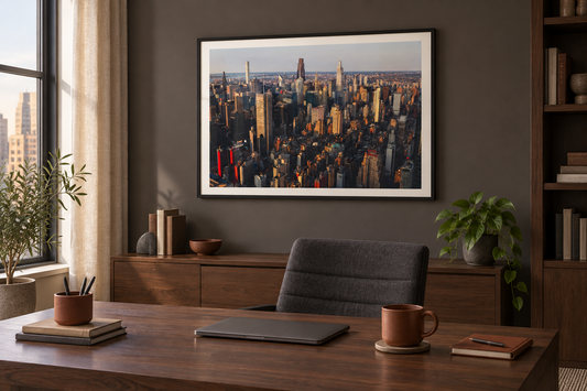 New York From Above framed fine art print hero image