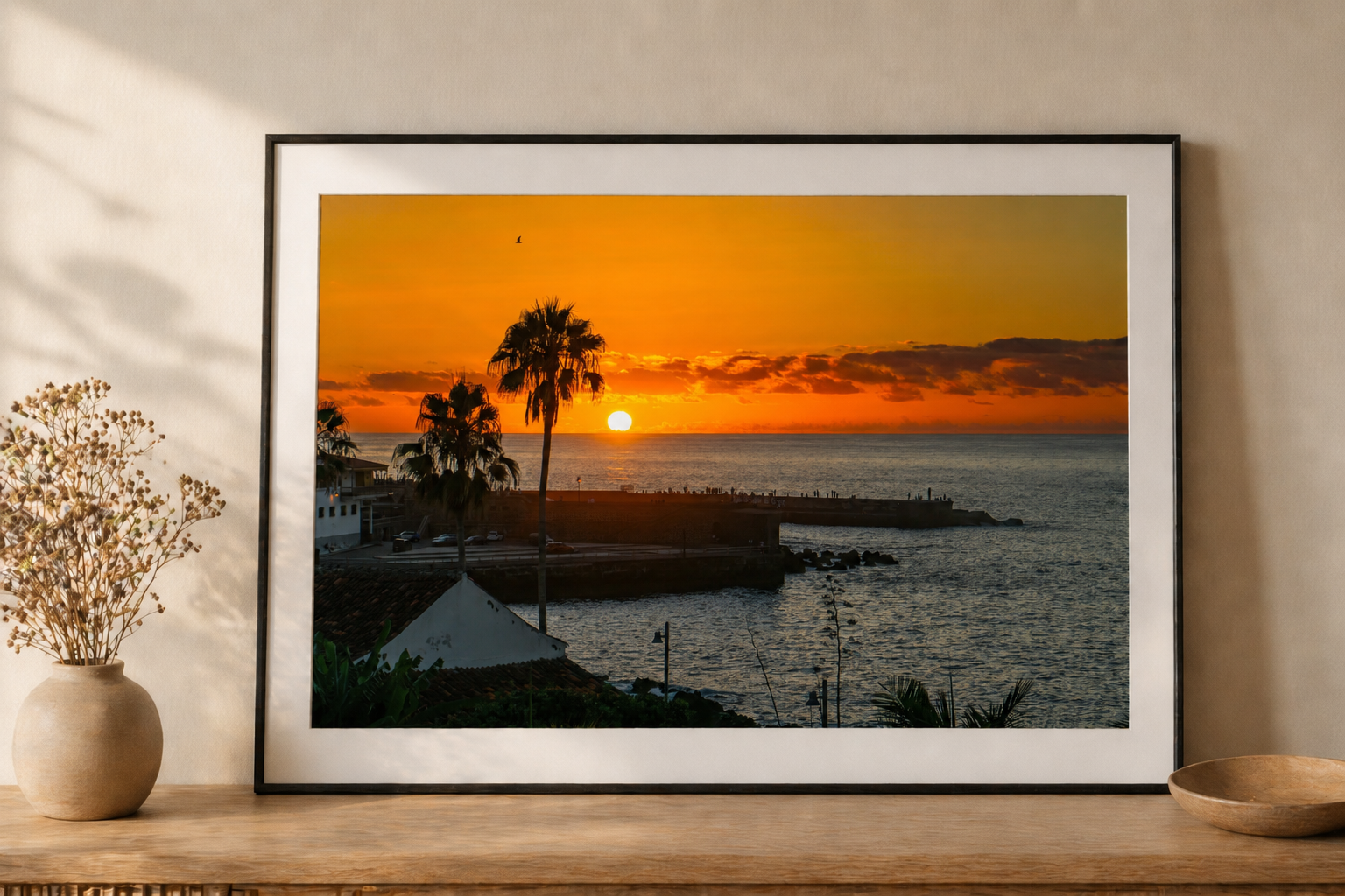 Sunset Tenerife Framed Fine Art Photography Print hero image