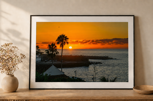 Sunset Tenerife Framed Fine Art Photography Print hero image
