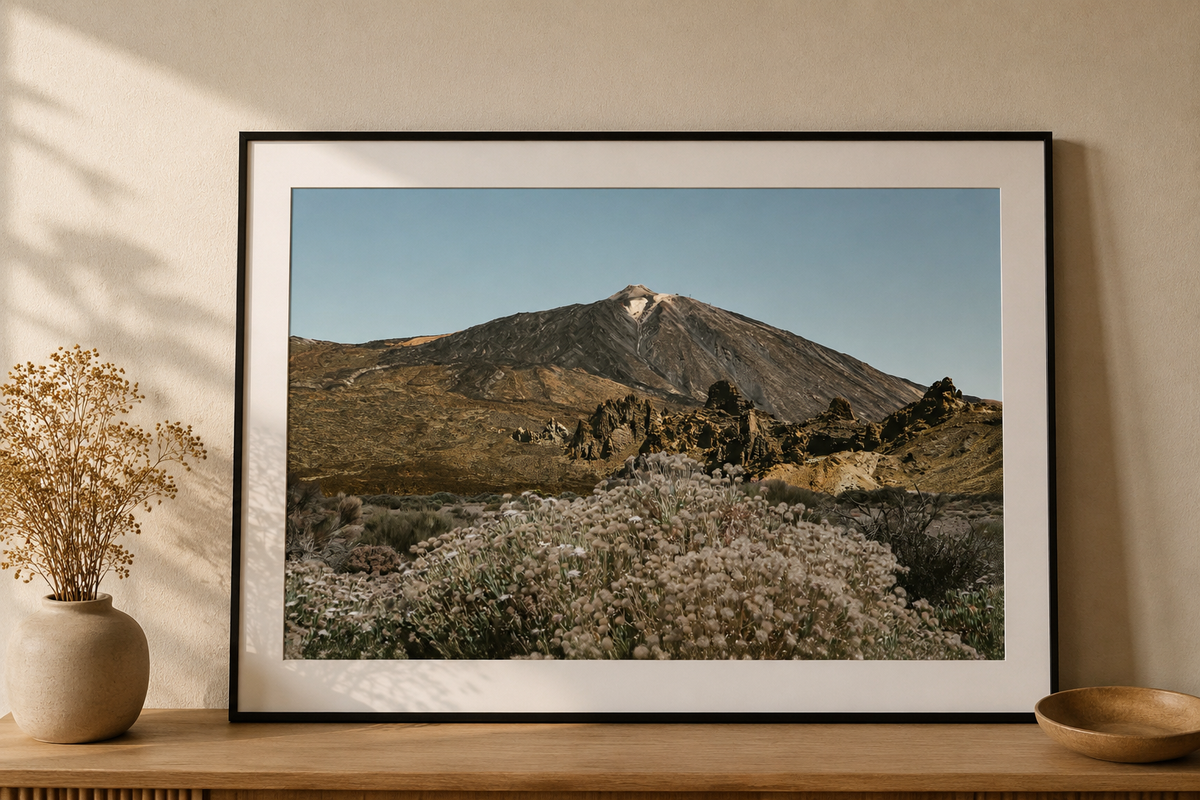 Teide Framed Fine Art Photography Print mockup 6